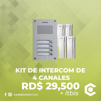Oferta Intercom de audio 4 telefono Oferta Intercom de audio 4 telefono
